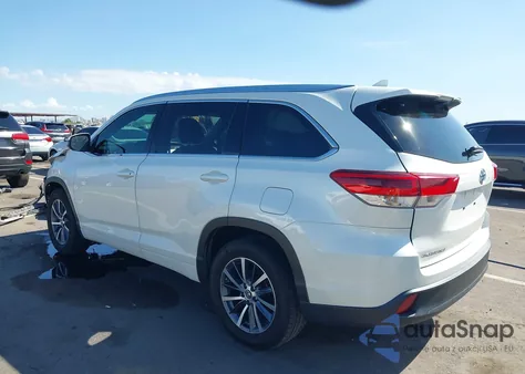 2018 Toyota Highlander Se/Xle z USA, uszkodzony, nr VIN 5TDKZRFH9JS531633